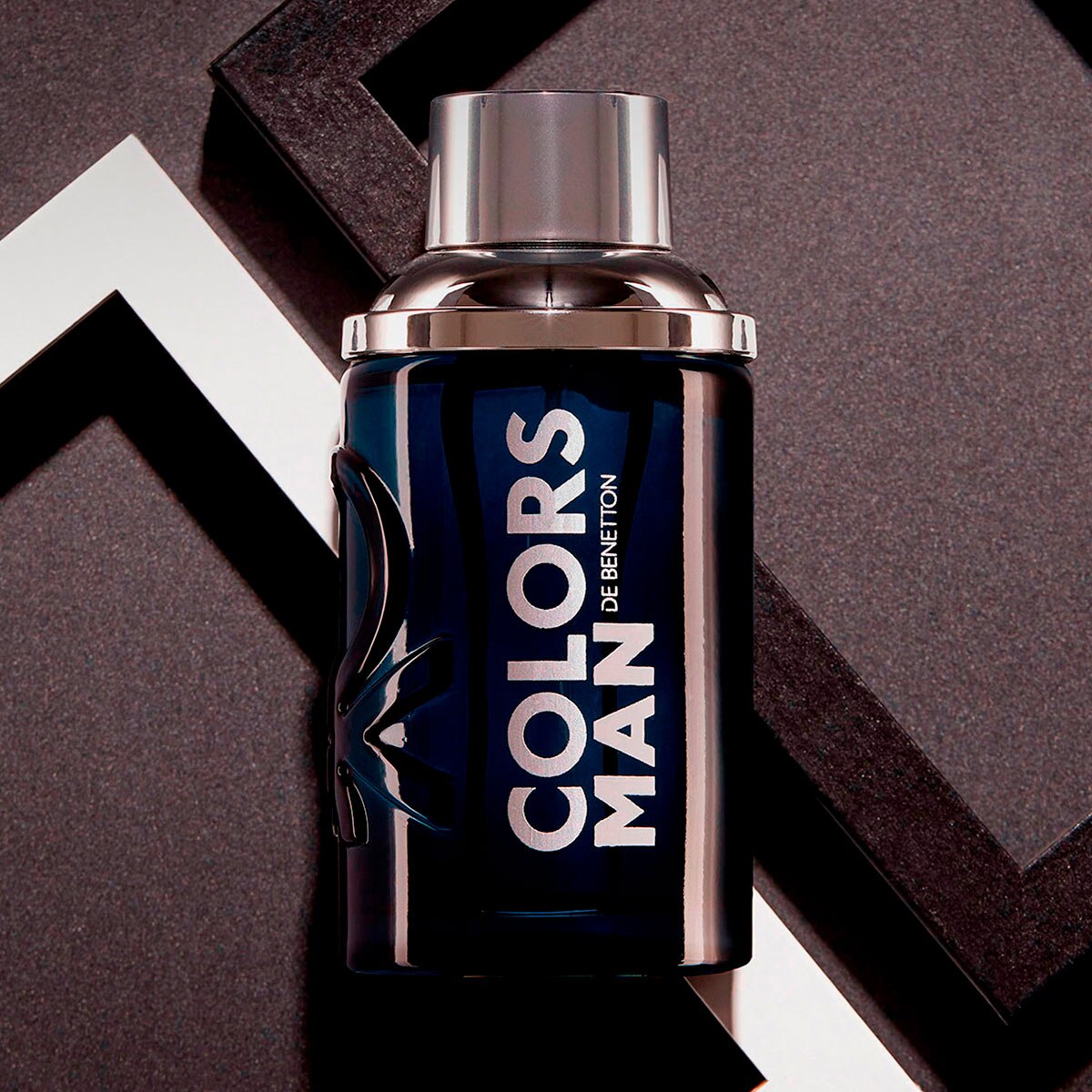 SET PARA CABALLERO, BENETTON, COLORS MAN BLACK, EDT 100 ML + GEL DE DUCHA 75 ML